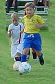 boys playing soccer